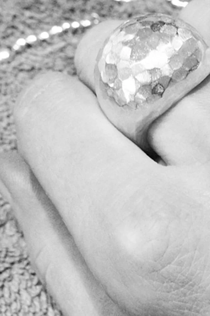 Diseño de joyas anillo luna diamantada Paradise Design